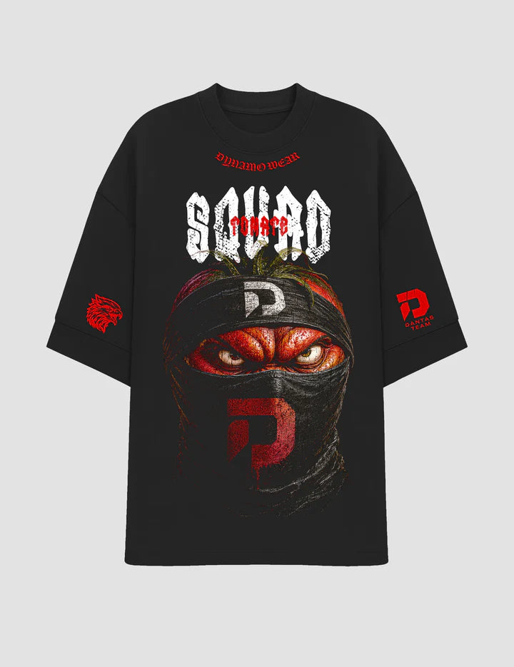 Oversized Tee – Tomato Squad Shadow