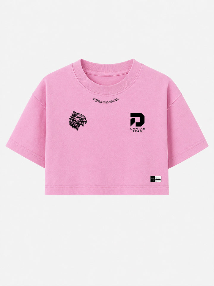 Women’s Cropped Tee – Team Dantas Pink