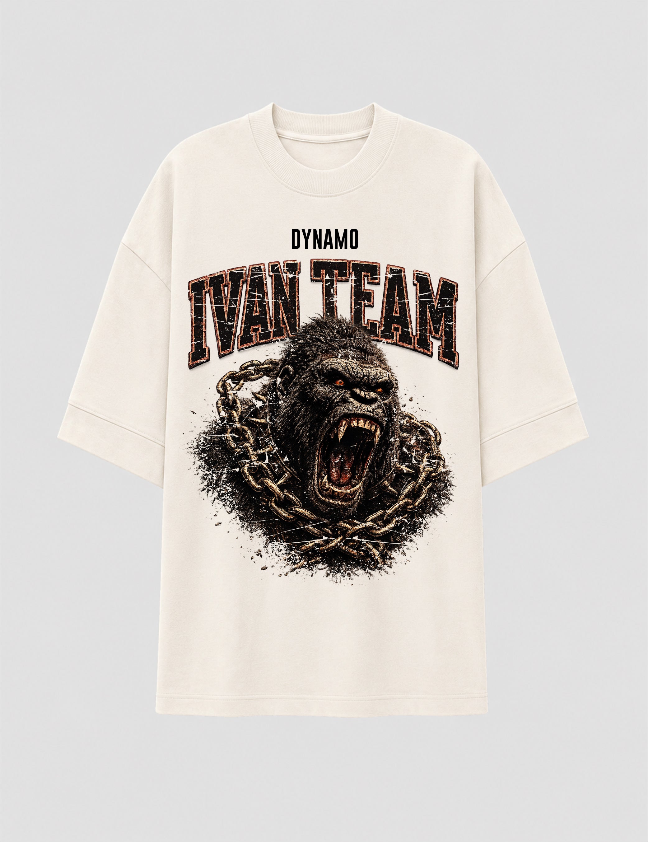 Oversized - Chain Beast Gorilla Off-White - Ivan Team