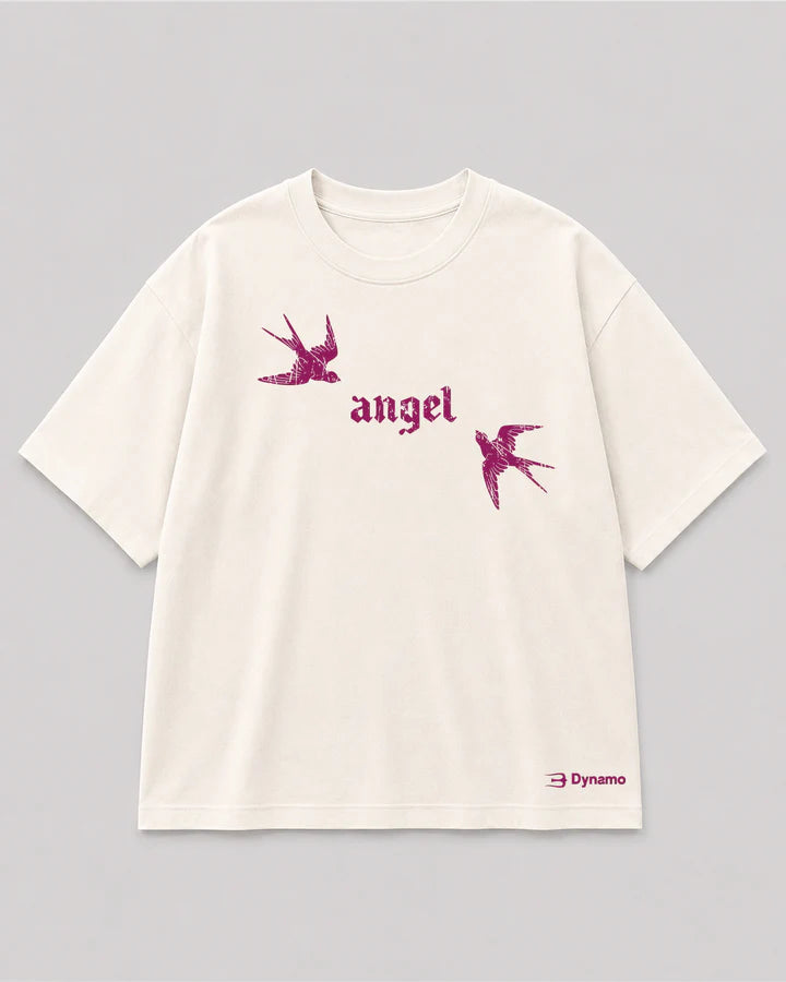 Women’s Oversized Tee – Angel Spirit