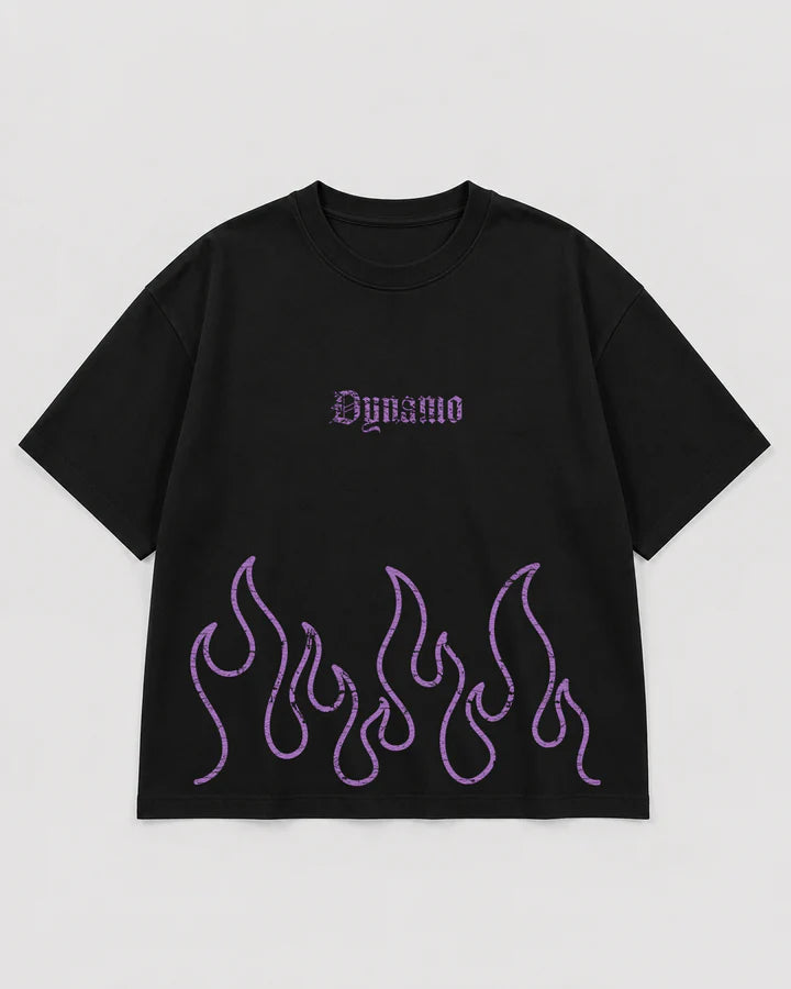 Women’s Oversized Tee – Violet Flame