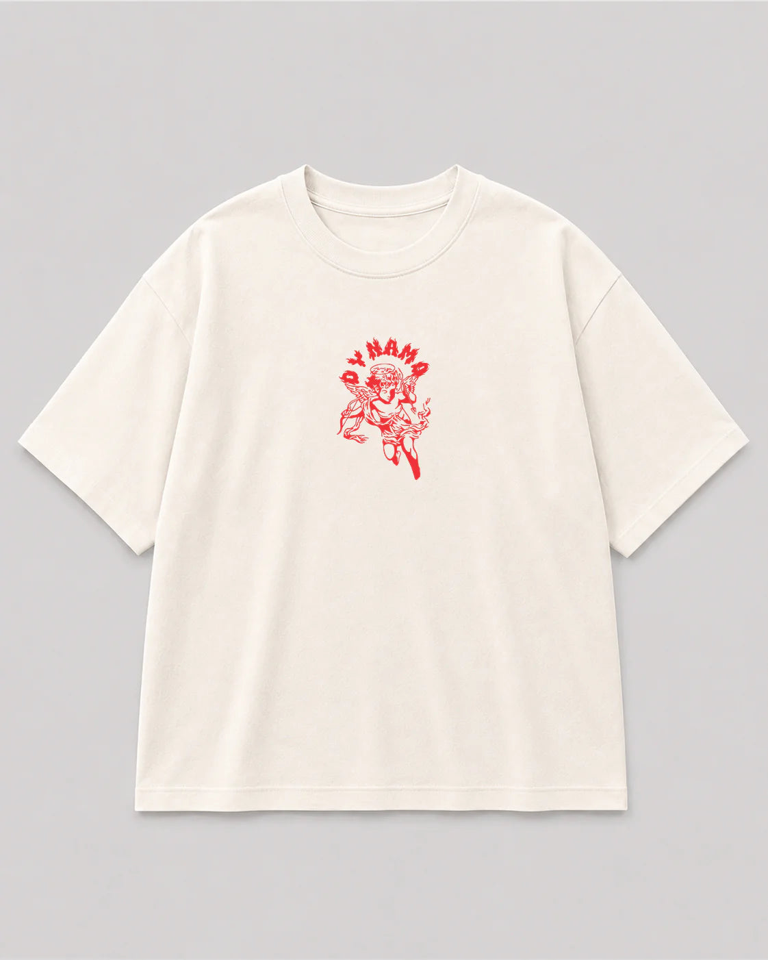Women’s Oversized Tee – Cupid Flame