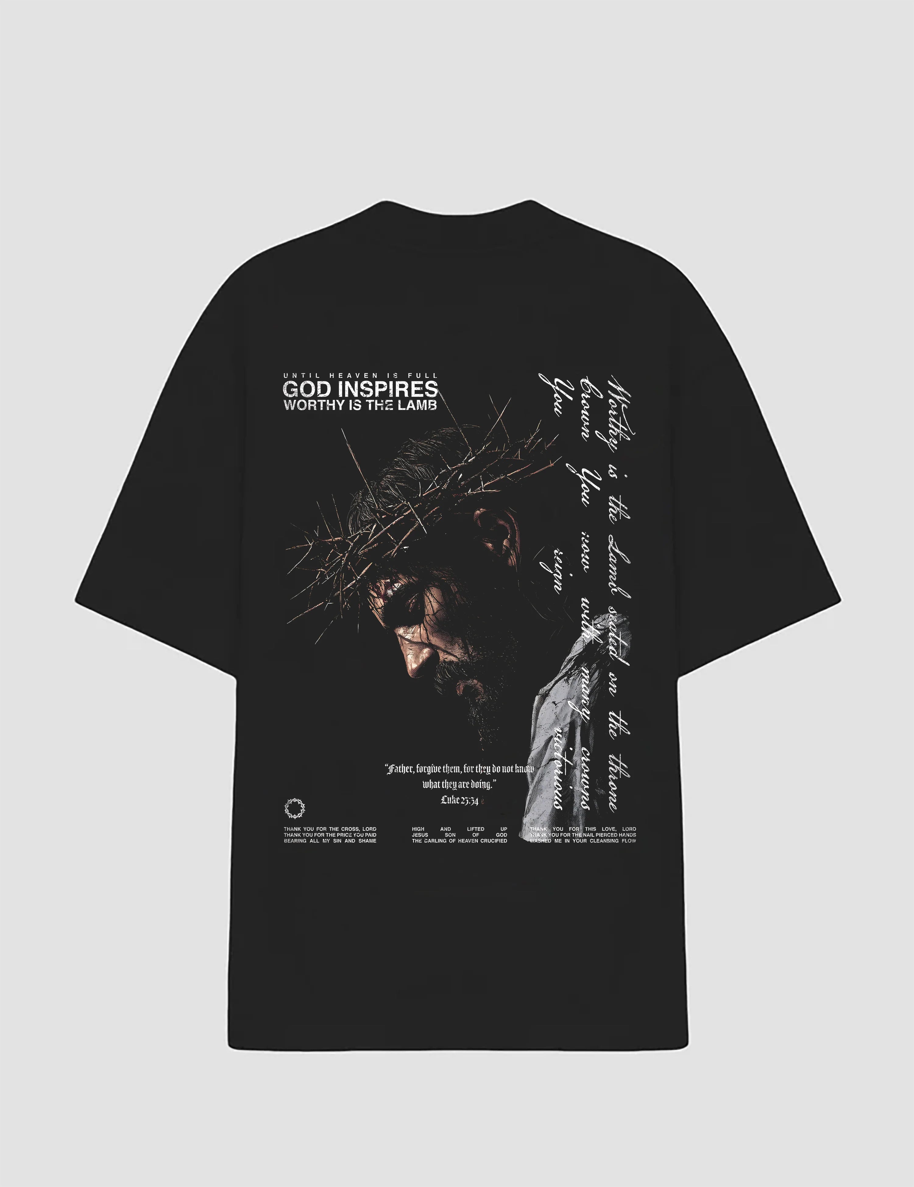 Oversized Tee – God Inspires Crown