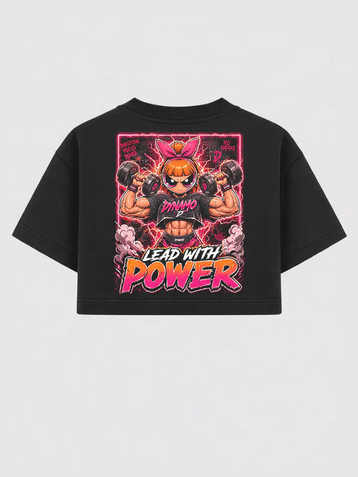 Women’s Cropped Tee – Power Doll
