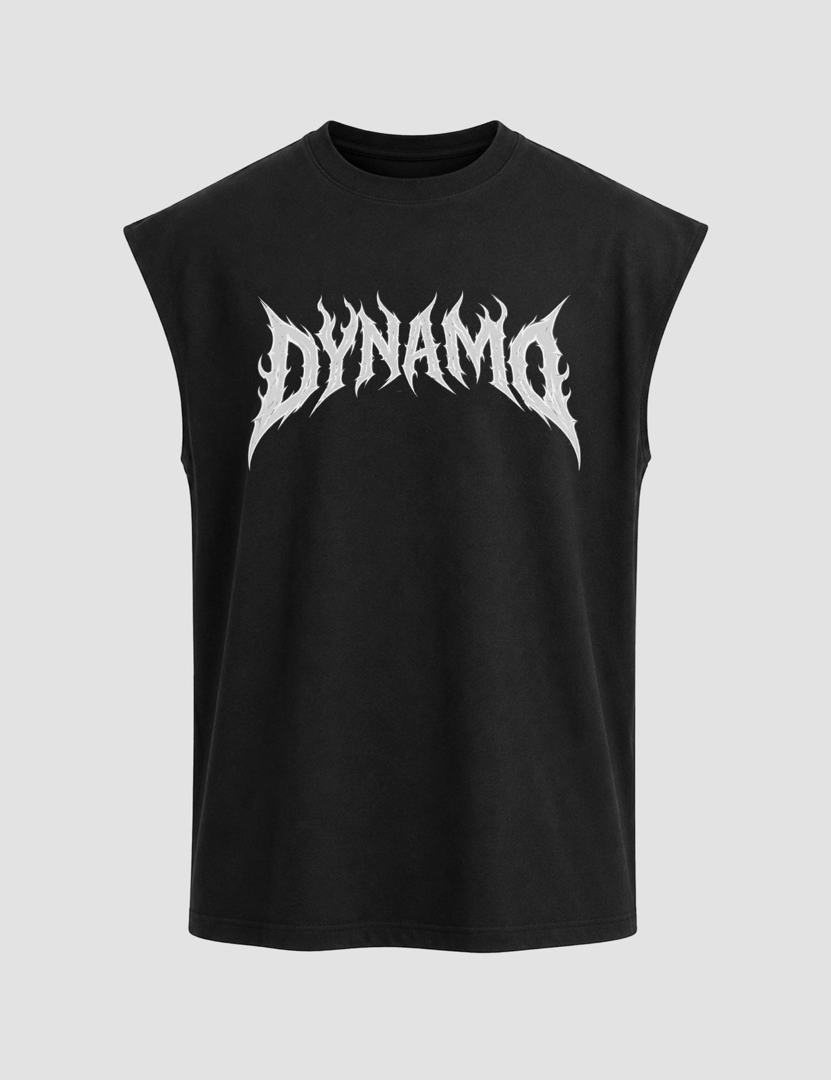 Oversized Muscle Tee - Chrome Reign, front view