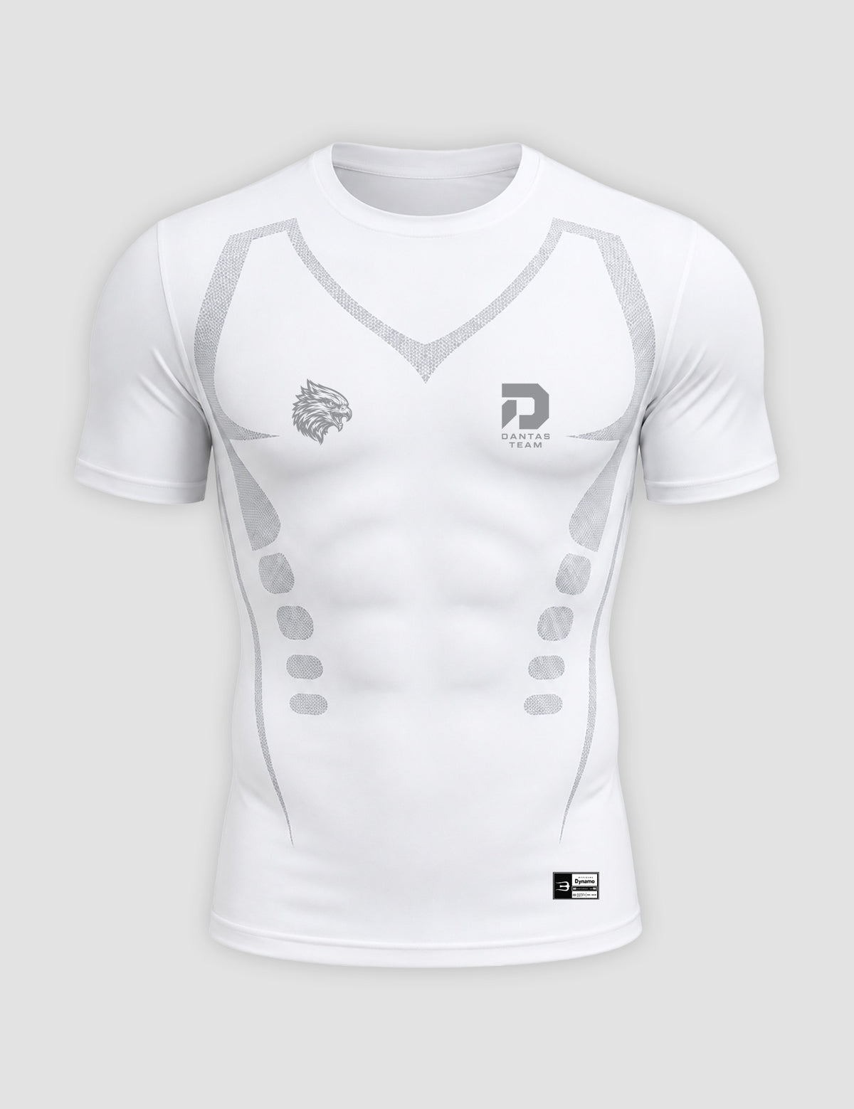Front of white Compression Fit - Frost Armor – Team Dantas