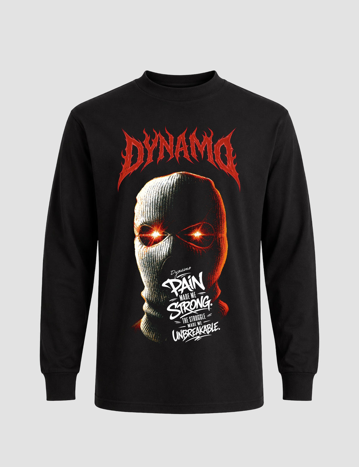 Long Sleeve Tee - Pain Forged, front view