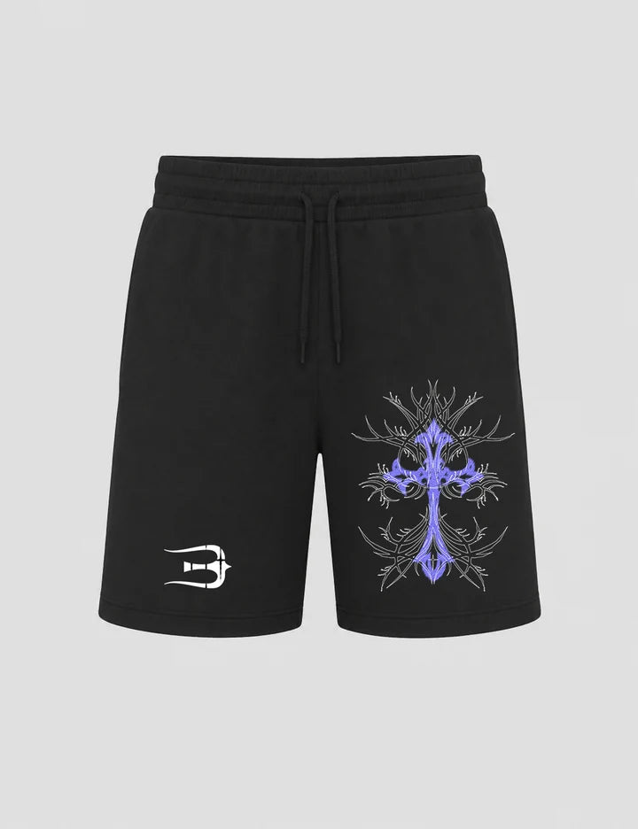 Thorn Cross Shorts front view
