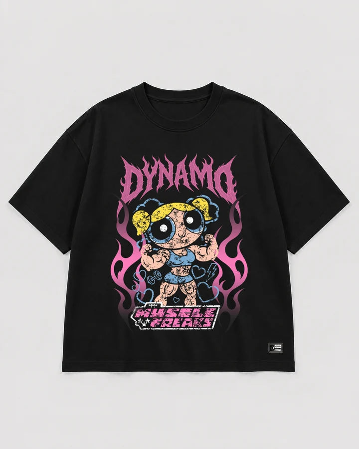 Women’s Oversized Tee - Bubble Rush front